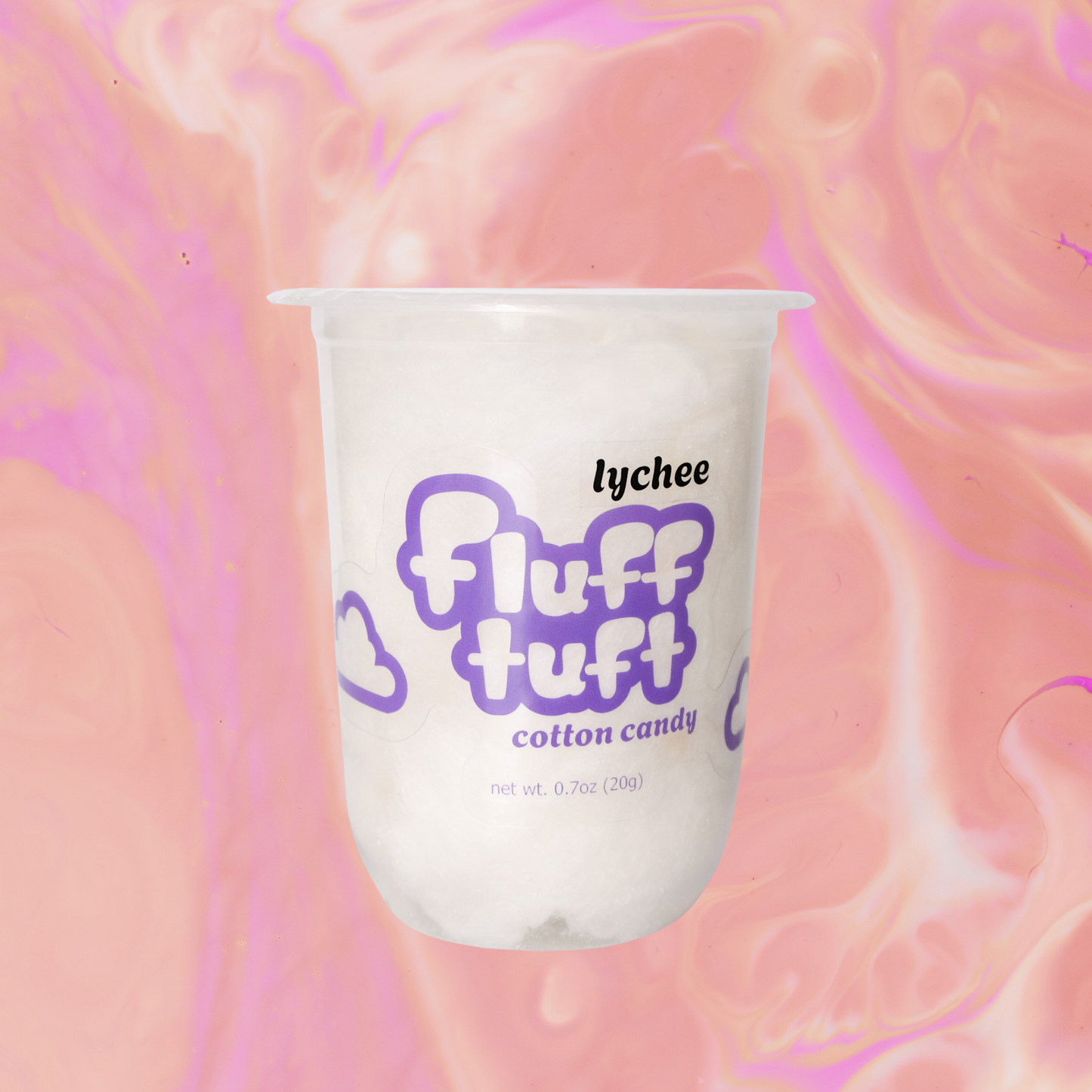 lychee cotton candy