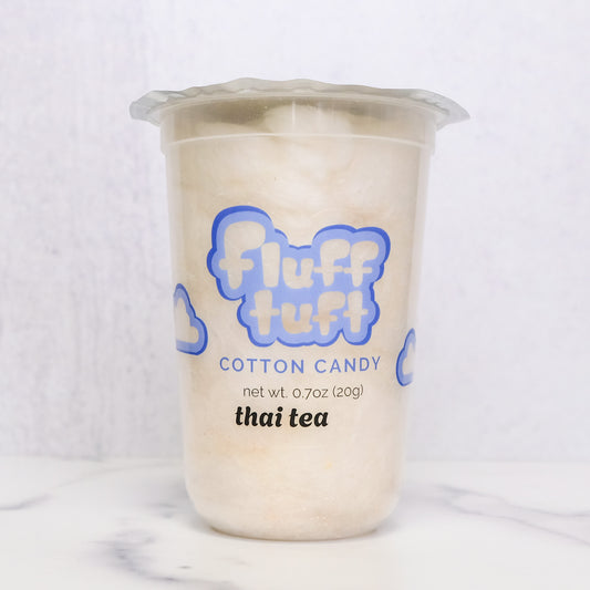 thai tea cotton candy